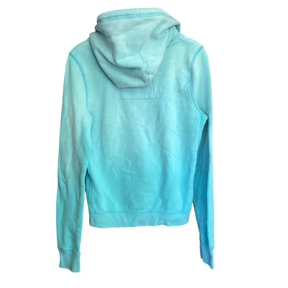 Vintage Y2K Hollister 1922 Blue Graphic Hoodie SZ L - Picture 2 of 7